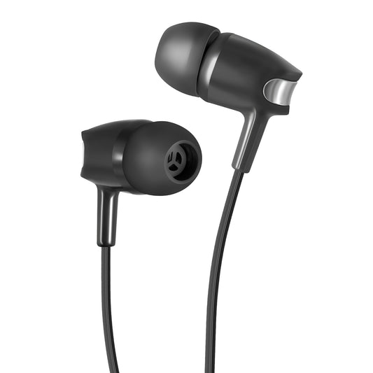 ROCKER HF551 in Ear Wired Earphones with Mic, 3.5mm Audio Jack, 10mm Drivers, Universal Hands-Free Design, High-Quality Sound for Phone/Tablet (India’s No.1 Trusted Brand)