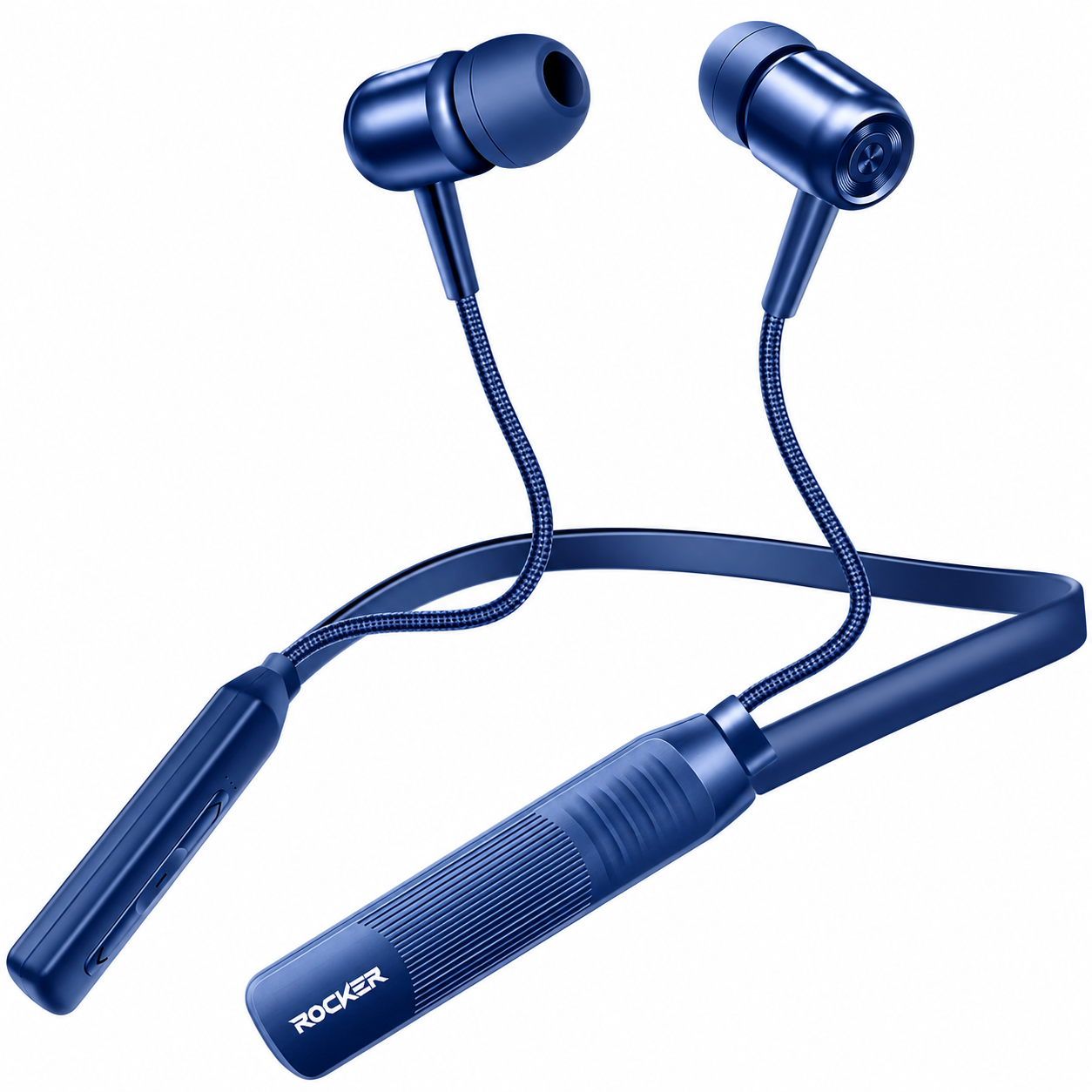Rocker BT244 Bluetooth Neckband | 100 Hours Playback