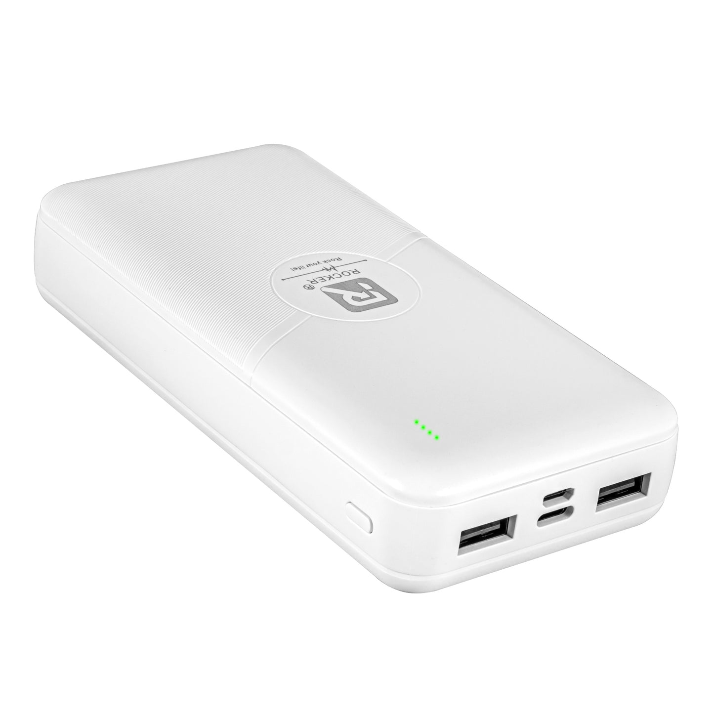 Rocker PB-5050 22000mAh Power Bank | Turbo Fast Charging 20W | Intelligent Display | Triple Ports | PD & QC 3.0 | Supports iPhone, Android & More