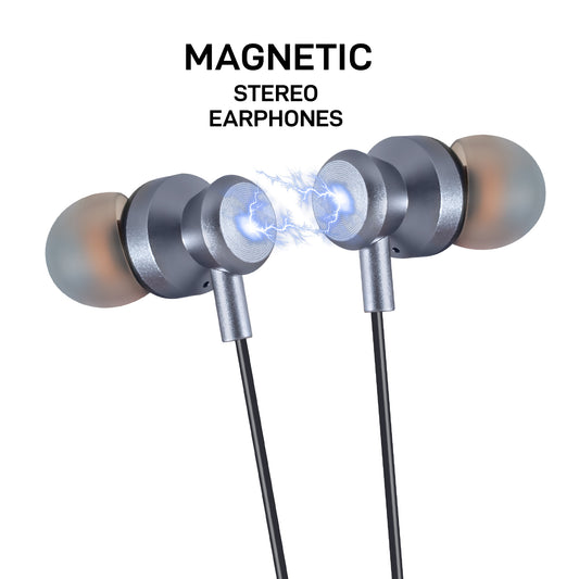 Buy Rocker R-722 Type-C Wired Earphones – Extra Bass, Noise Cancellation, Hi-Fi Stereo, Magnetic Design, 130CM Durable Cable