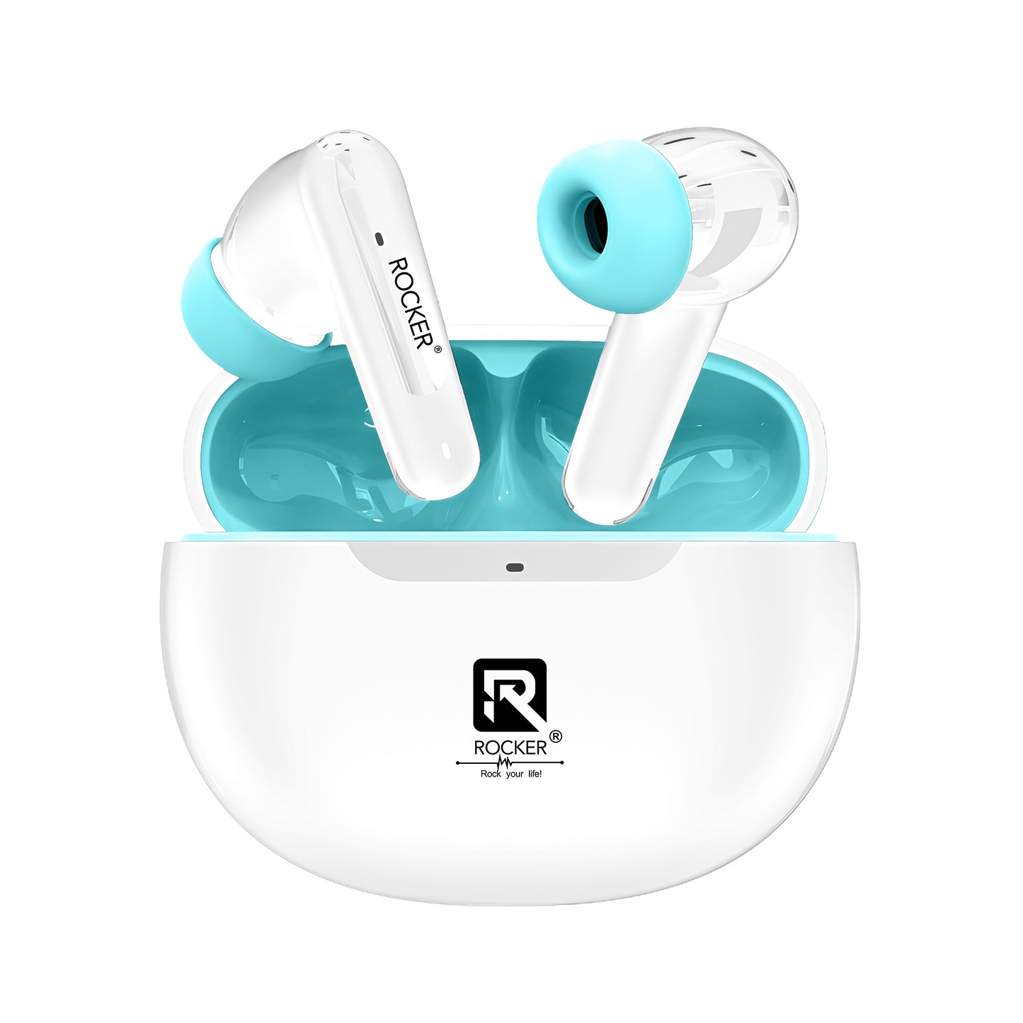 Rocker RMT2 True Wireless Earbuds - High Fidelity Sound, Bluetooth 5.3, 500H Standby, IPX4 Waterproof