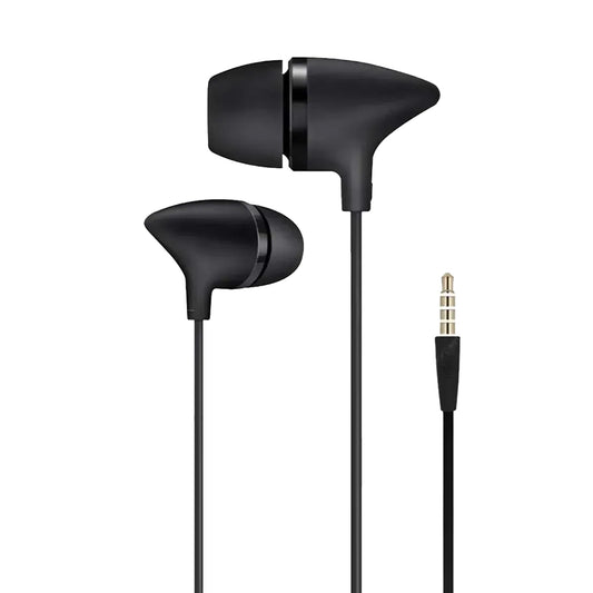 Rocker PREM Wired Earphones with Mic | Deep Bass Sound | Comfortable Fit | 3.5mm Jack Handsfree for Music and Calls