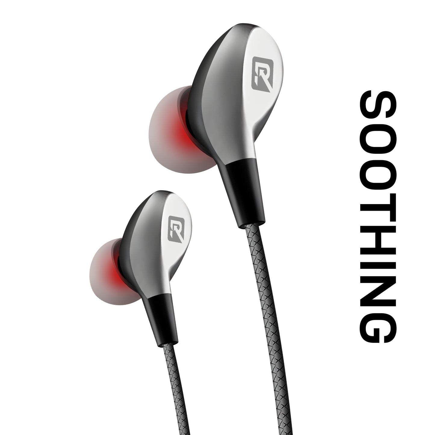 Rocker Heera R552 Stereo Headset – Wireless Earphones with Microphone, Super Bass, Noise Cancellation, 10mm Drivers, 130cm Wire, Perfect for Gym, Running, Travel, and Calls – Premium Sound Quality for Fitness and Sports