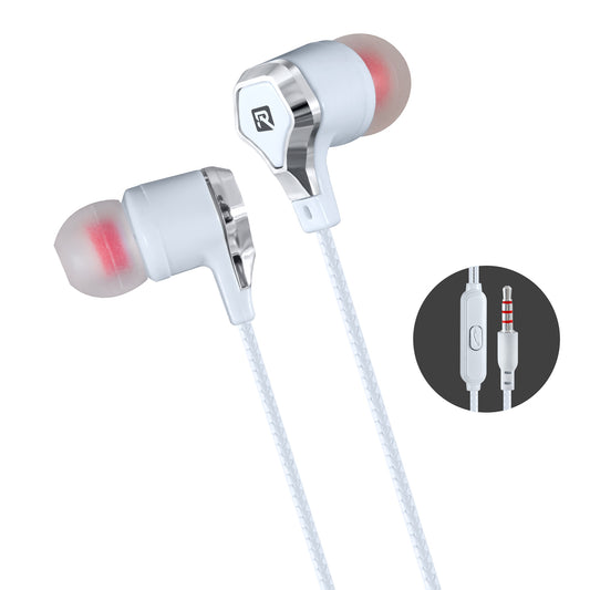 Rocker R554 Paras 130CM Earphones – Super Bass, Noise Cancellation, Inline Mic, Premium Audio for Gym, Running, Travel – Buy Now at Best Prices