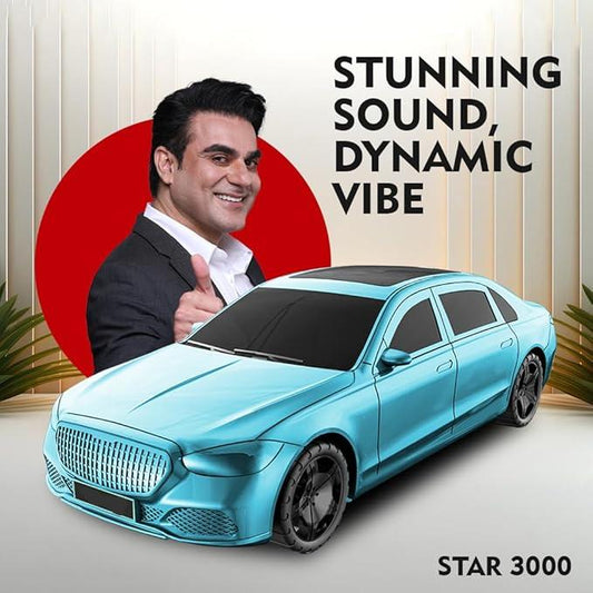 Rocker RSP-F1 Robot Car Wireless Speaker | TWS, TF Card, 10m Range, 1200mAh Battery