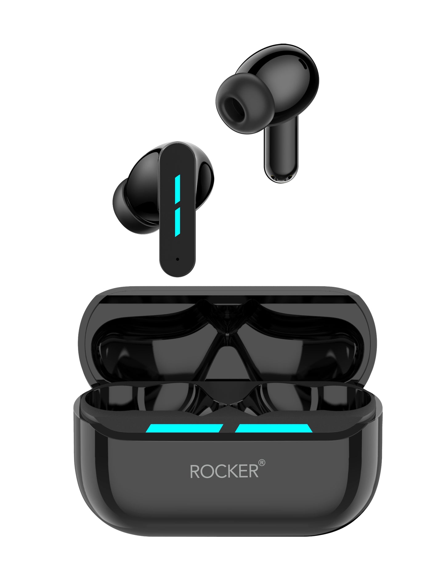Rocker R-Z400 ENC AirPods - HiFi Sound Noise Cancellation Wireless Earbuds for Sports Bluetooth V5.3 IPX4 Waterproof Long Battery Life