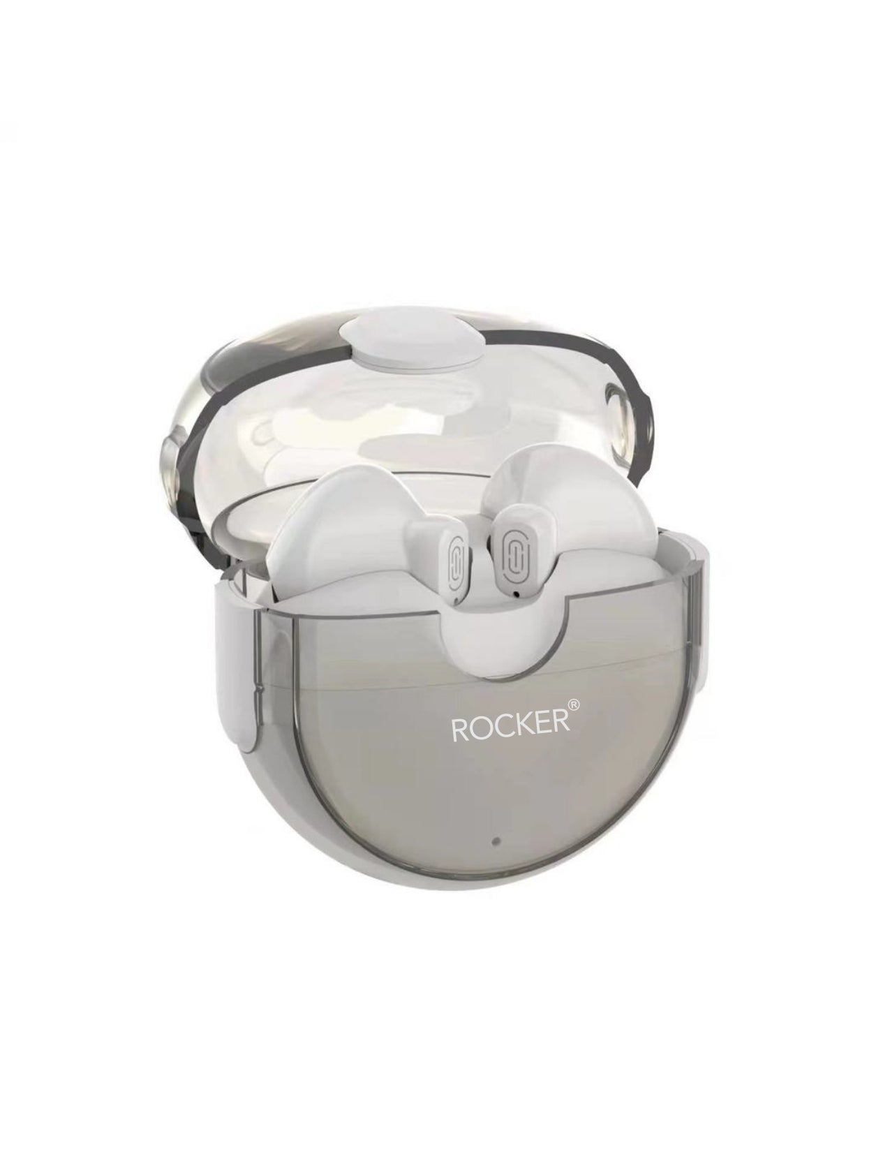 Rocker R-Z600 ENC AirPods - HiFi Sound, 130H Standby, Environmental Noise Cancellation, V5.3 Wireless, Comfortable for Sports & Everyday Use