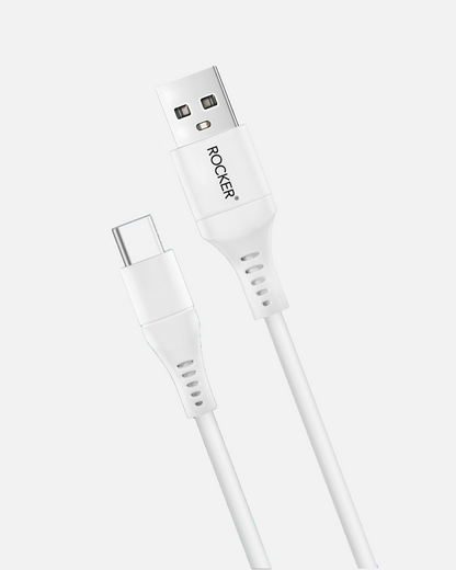 Rocker 3A UC- 106,  fast &Stable Charging Cable ,Type-C , 1M  Length