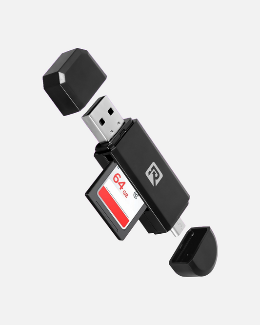 Rocker RM-05, 2 IN 1 USB+MICRO Card Reader OTG, 64 GB