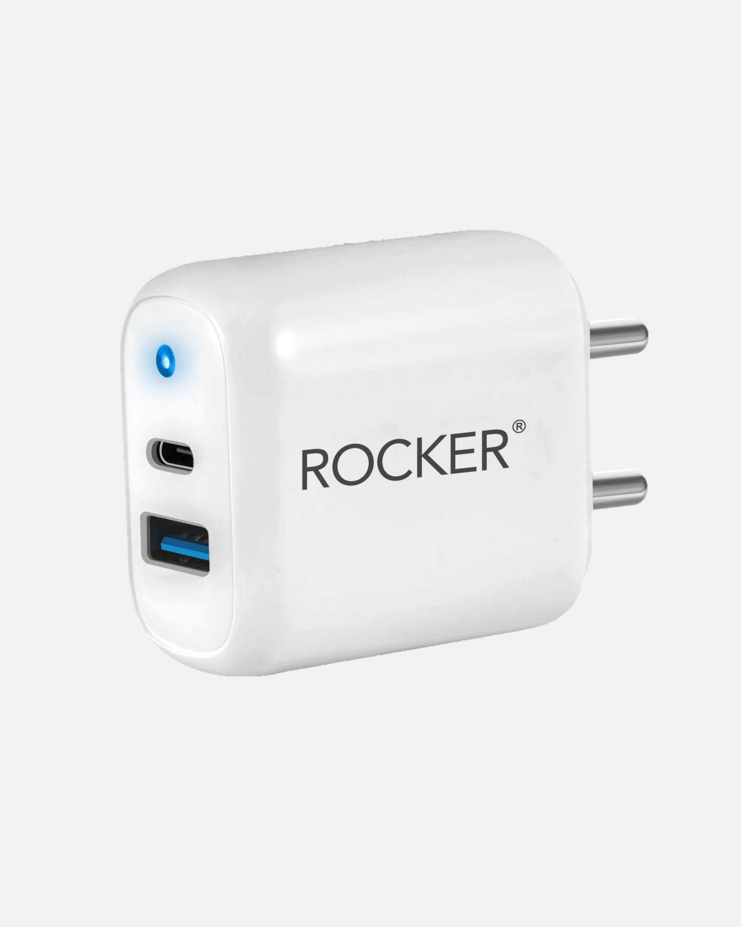 Rocker PD-35 Adapter, 35W  Fast Charger, USB-C + USB A Power Adapter