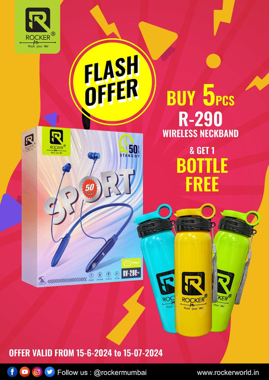 Rocker R-BT-83  (5 PCS) + Free Bottle