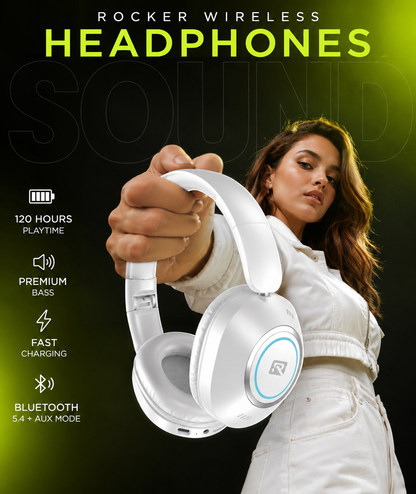 Rocker RHP600 Wireless Bluetooth Headphones | Hi-Fi Audio