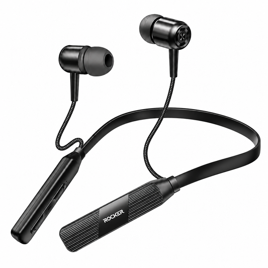 Rocker BT241 Bluetooth Neckband | 100 Hours Playback