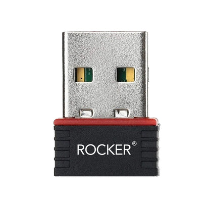 Rocker R802 WiFi Dongle 150 Mbps Mini Wireless Network USB Wi-Fi Adapter | Advanced WPA/WPA2 Security Stards USB Gadgets