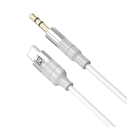 ROCKER R-AUX47 Type C to 3.5mm Aux Cable | Crystal Clear Sound, Noise Reduction, Universal Compatibility