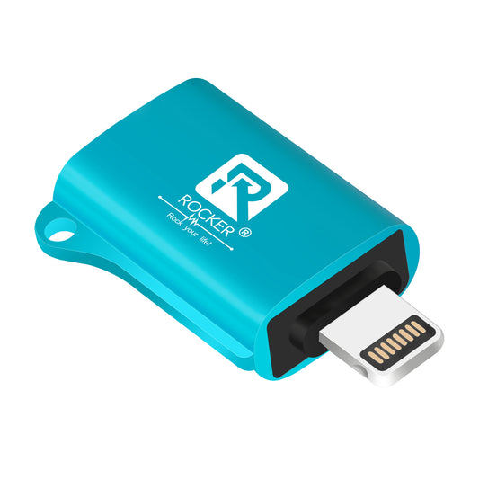 Rocker R-1P04 iPhone OTG Data USB Adapter | Fast & Stable Data Transfer | Compatible with iPhone 15/16/Plus/Pro/Max, iPad, Android Devices, and More