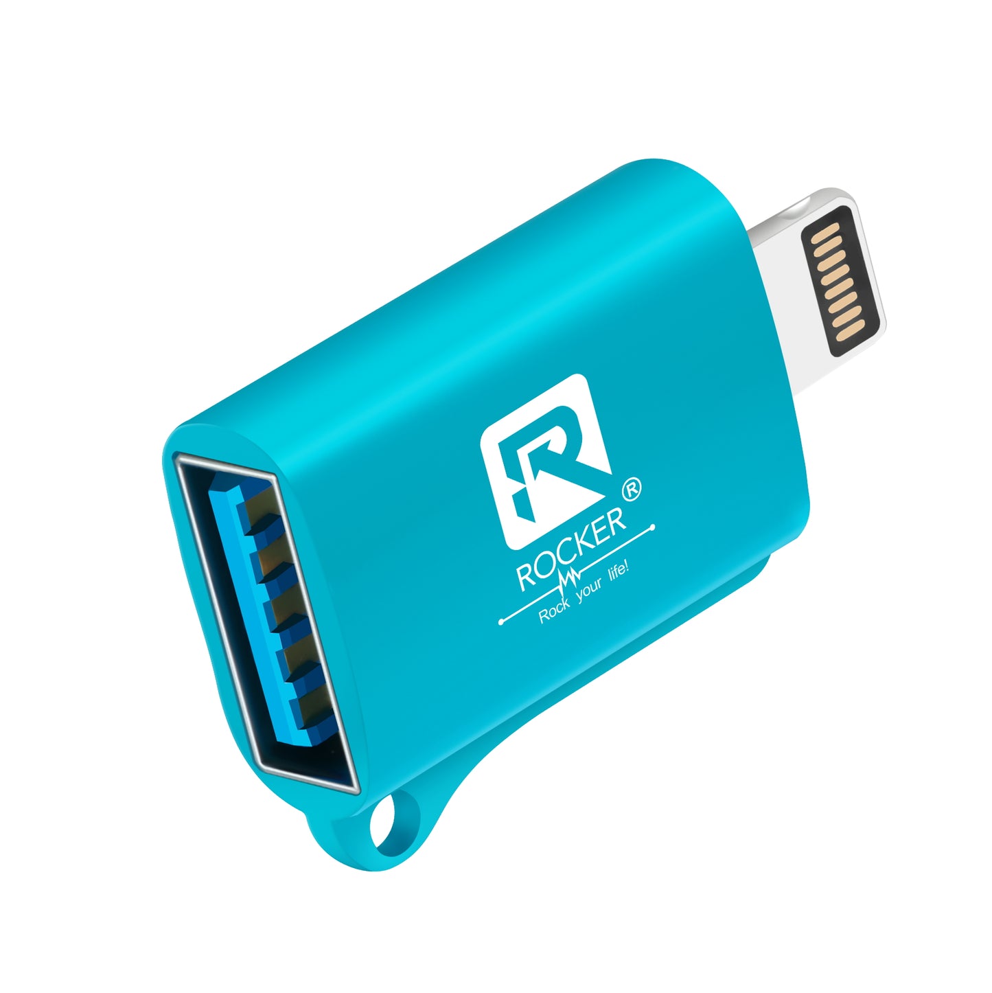 Rocker R-1P04 iPhone OTG Data USB Adapter | Fast & Stable Data Transfer | Compatible with iPhone 15/16/Plus/Pro/Max, iPad, Android Devices, and More