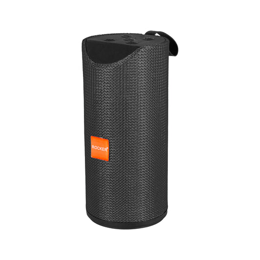 Rocker RSP-113 Portable Bluetooth Speaker - Waterproof, 10-Hour Battery, Rich Sound with TF Card, FM Radio, and Built-in Microphone