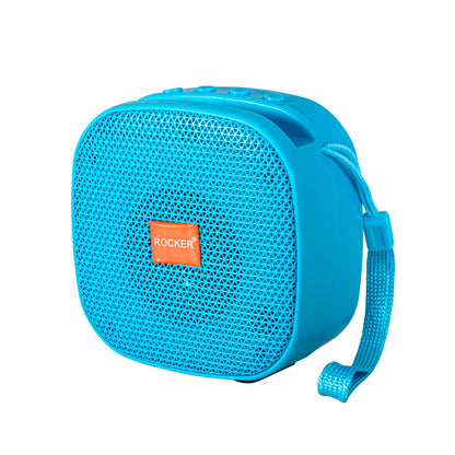 Rocker RSP-17 Portable Bluetooth Speaker - 5W Hi-Fi Sound with Deep Bass, Waterproof Design, Long Battery Life, TF/SD Card Support, and FM Radio
