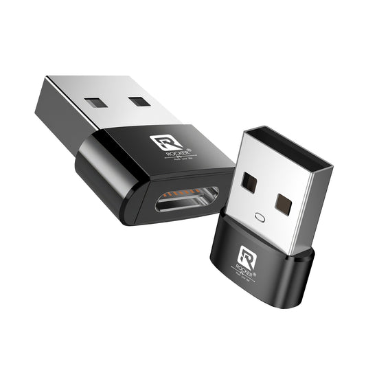 Rocker R-TYO1 USB Male to Type-C Female OTG Adapter – 5Gbps Data Transfer & Fast Charging for Laptops, Smartphones & Tablets