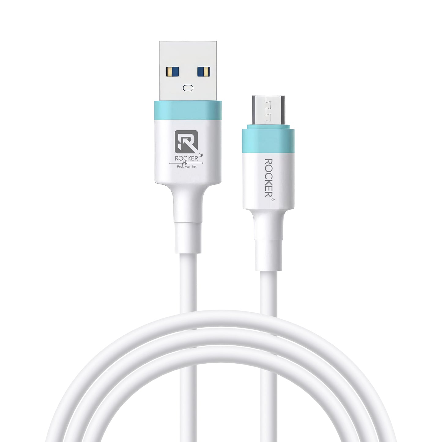Rocker RC-116 iPhone Lightning/TYP-C Data Cable | 1M Superfast Charging Cable | 480 Mbps High-Speed Data Transmission | Durable &amp; Tangle-Free Design