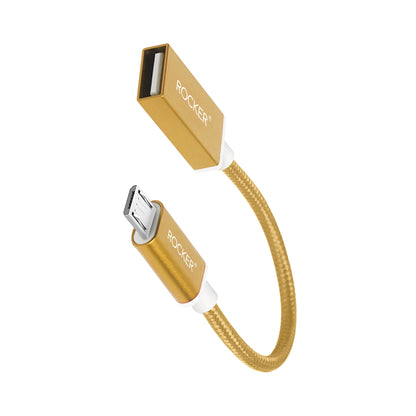 Rocker RC-87 OTG Cable – Type-C & Micro USB Variants | Fast & Stable Data Transmission with USB 2.0