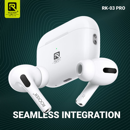 Rocker RK-05 PRO2 True Wireless Earbuds | Bluetooth 5.3 | 40-Hr Battery Life | Heavy Bass & HD Calls