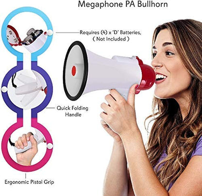 Handheld Meghaphone Wireless Mic Speaker