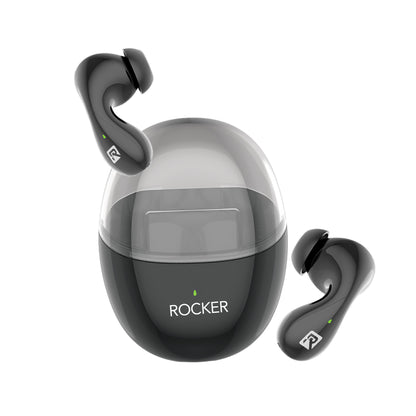 Rocker RTW-900 ENC Noise Cancelling Wireless Earbuds with Mic, HiFi Stereo Sound, Bluetooth 5.3, Long Battery Life