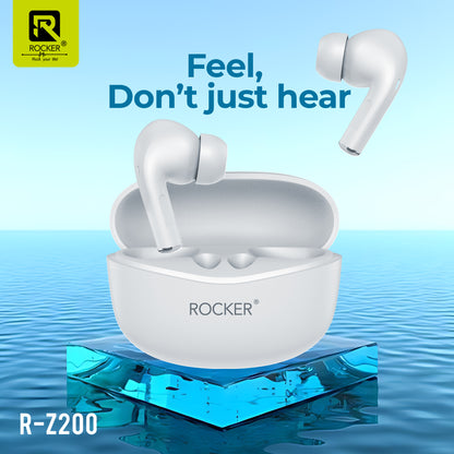 R-Z200 Wireless Bluetooth Earbuds with ANC | Deep Bass, 40-Hour Battery &amp; Touch Control - Ideal for Music, Calls &amp; Sports