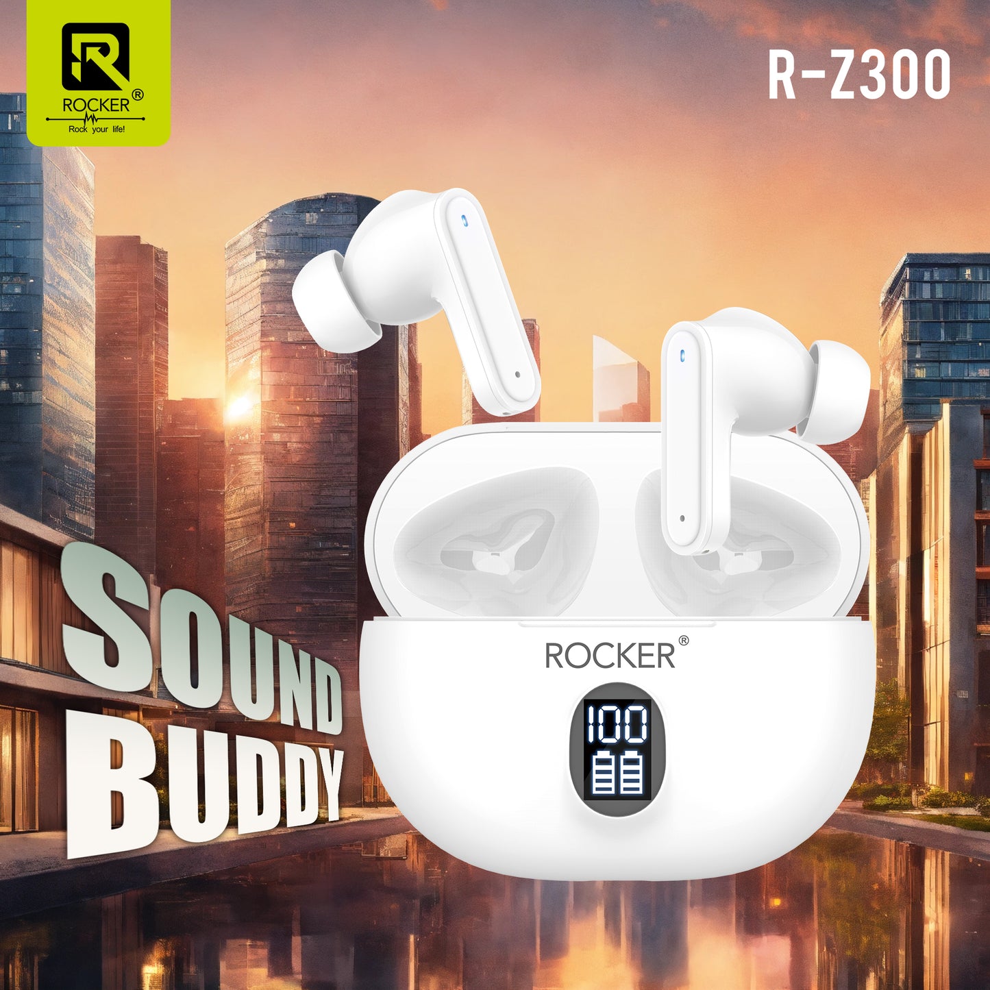 Rocker Z300 True Wireless Earbuds