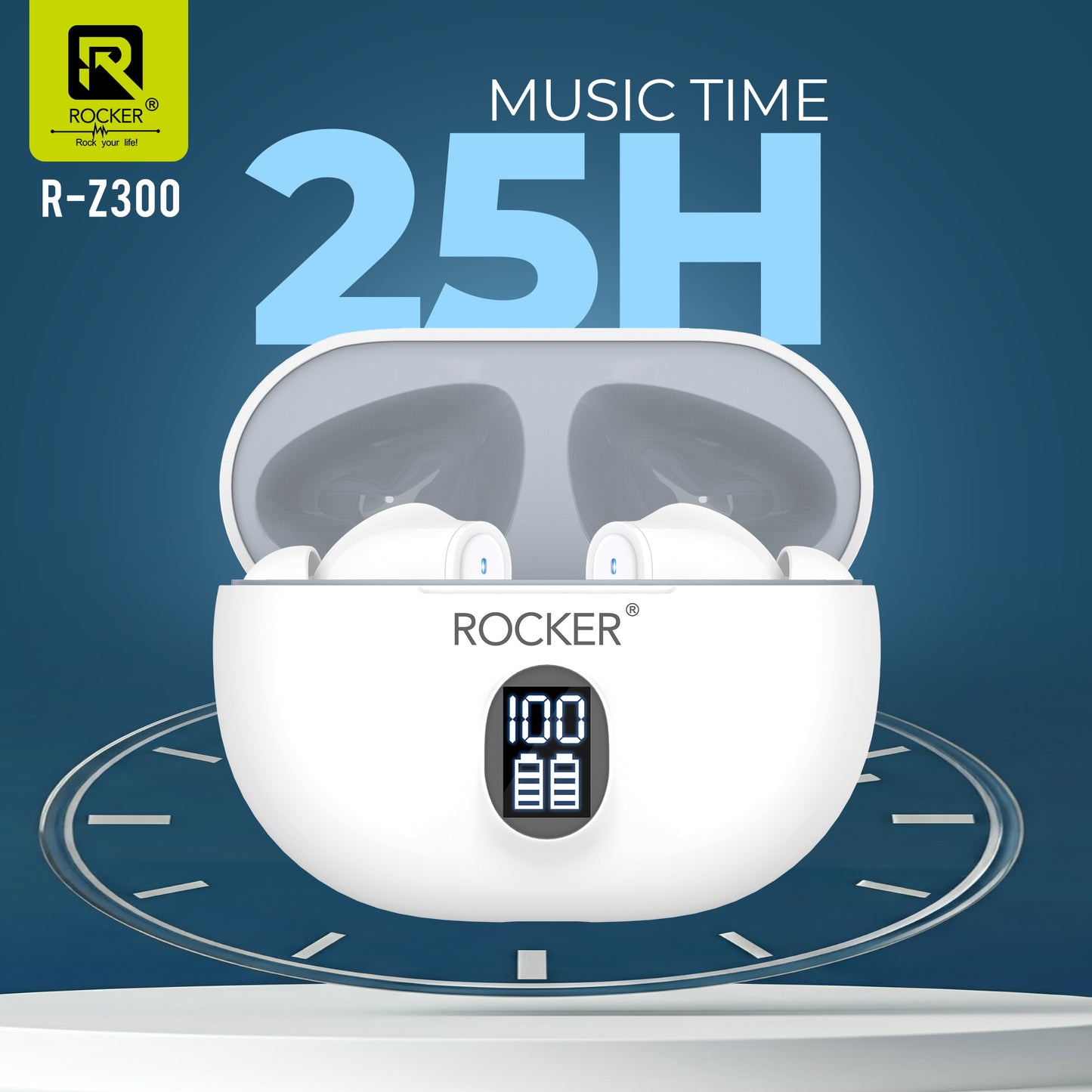 Rocker Z300 True Wireless Earbuds