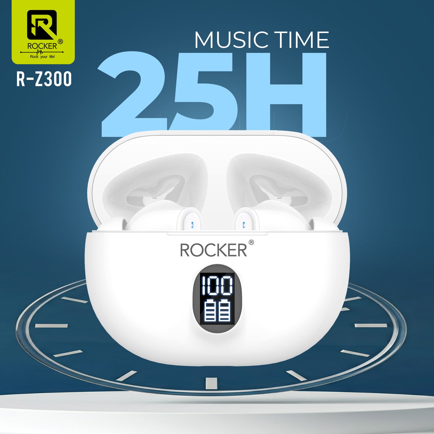 Rocker Z300 True Wireless Earbuds