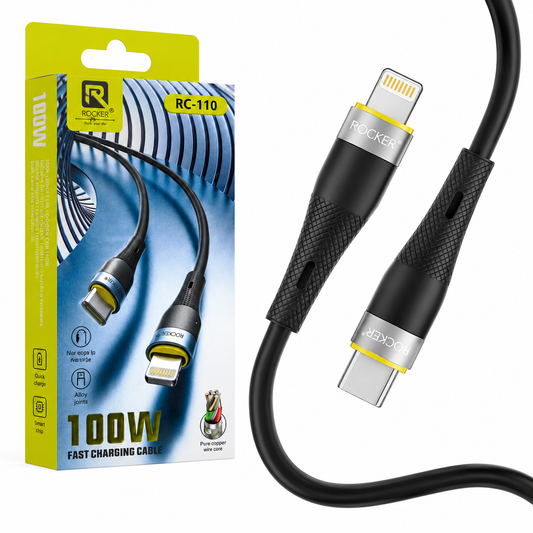 Rocker RC-110 Type-C to Lightning 100W Fast Charging Cable
