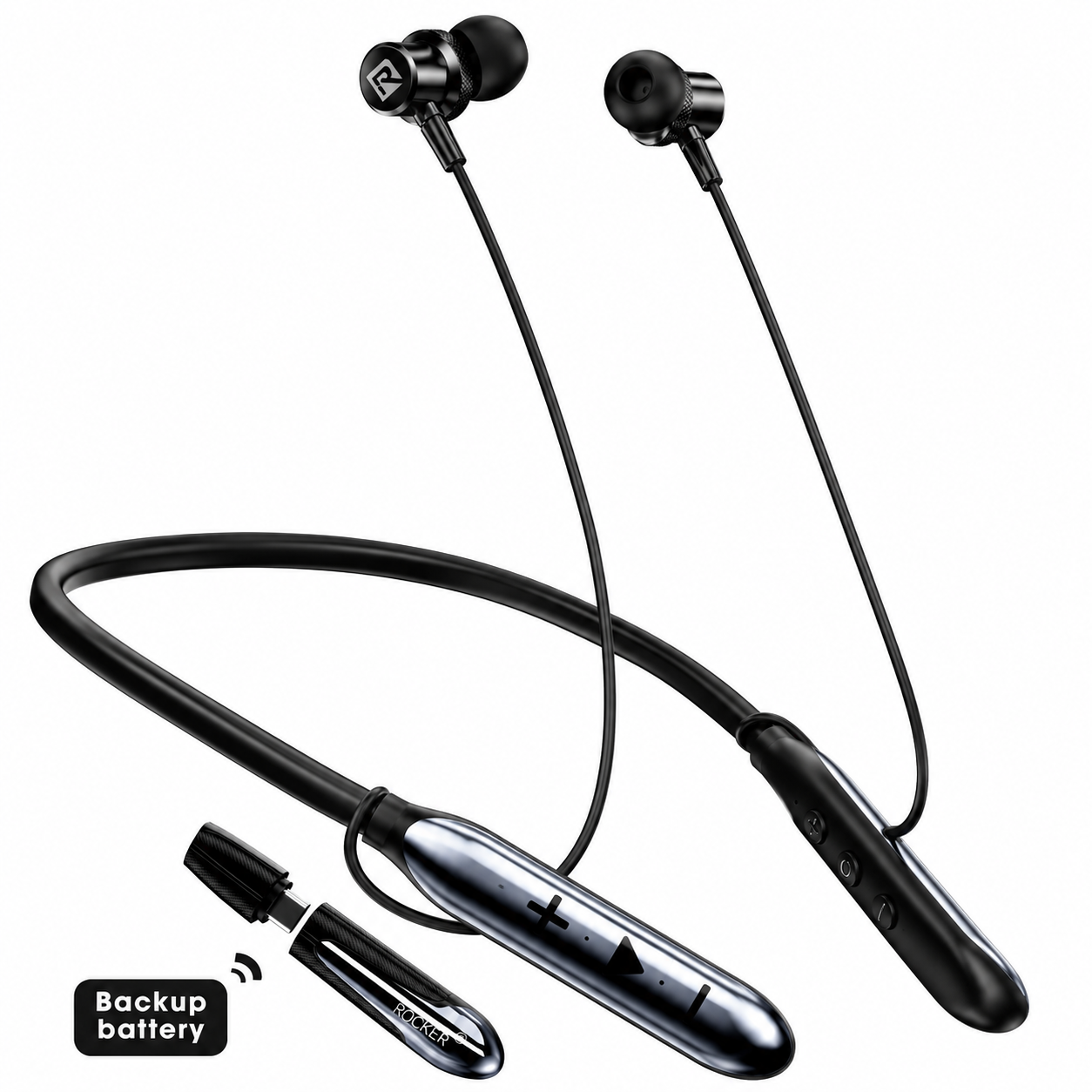Rocker R Captain Bluetooth 5.3 ENC Neckband | 500H Standby