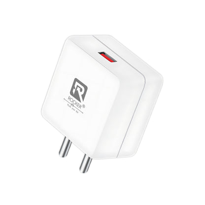 Rocker TC-30 30W Fast Charger | PD, Dash, VOOC, Warp, Type-C/Micro USB Adapter