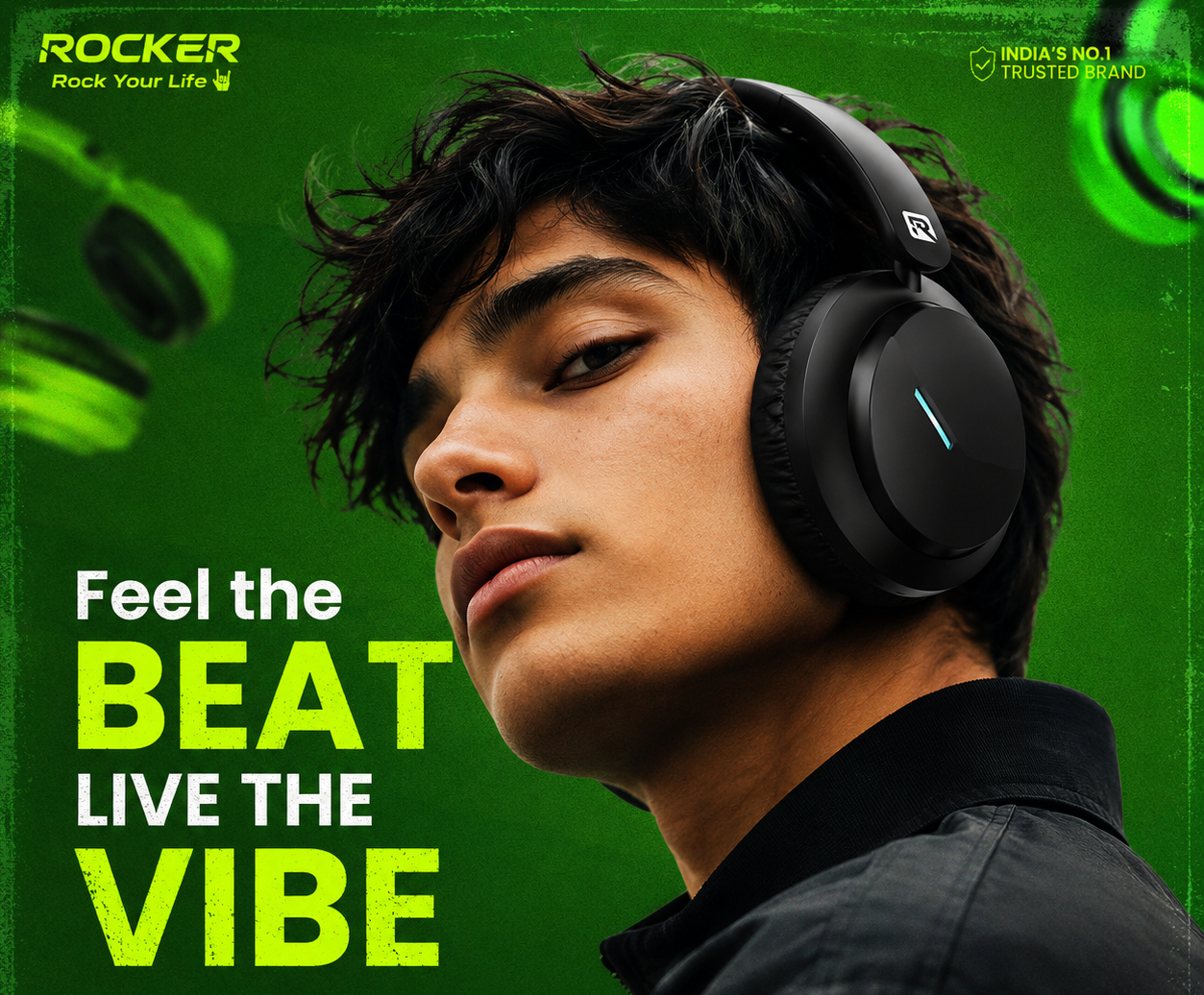 Rocker RHP700 Wireless Bluetooth Headphones | 10H Playtime