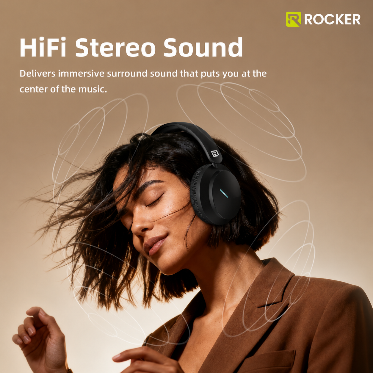 Rocker RHP700 Wireless Bluetooth Headphones | 10H Playtime